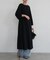 【Loungedress】シャーリングワンピース