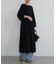 【Loungedress】シャーリングワンピース