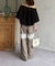 ボートネックバルーンブラウス