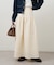 【mystic】エンボスギャザースカート