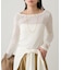 【Loungedress】ラウンドシアーカットソー