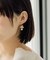 【ear PAPILLONNER】ポンポンフラワーピアス