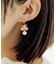 【ear PAPILLONNER】ポンポンフラワーピアス