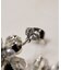 【ear PAPILLONNER】ポンポンフラワーピアス