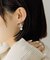 【ear PAPILLONNER】ポンポンフラワーピアス