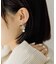 【ear PAPILLONNER】ポンポンフラワーピアス