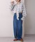 【CIAOPANIC TYPY】【willow】ボウタイ袖シャーリングシャツ