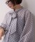 【CIAOPANIC TYPY】【willow】ボウタイ袖シャーリングシャツ