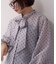 【CIAOPANIC TYPY】【willow】ボウタイ袖シャーリングシャツ