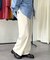 麻混イージーパンツ