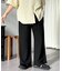 麻混イージーパンツ