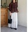 ニュアンスバックル付きバケツバッグ