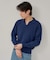 【Kastane】【WHIMSIC】ファインニットスキッパーポロシャツ