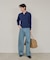 【Kastane】【WHIMSIC】ファインニットスキッパーポロシャツ