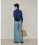 【Kastane】【WHIMSIC】ファインニットスキッパーポロシャツ