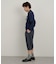 【Kastane】【WHIMSIC】ファインニットスキッパーポロシャツ