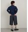 【Kastane】【WHIMSIC】ファインニットスキッパーポロシャツ