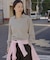 【Kastane】【WHIMSIC】ファインニットスキッパーポロシャツ