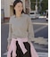 【Kastane】【WHIMSIC】ファインニットスキッパーポロシャツ