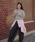 【Kastane】【WHIMSIC】ファインニットスキッパーポロシャツ