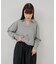 【Kastane】【WHIMSIC】ファインニットスキッパーポロシャツ