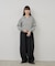 【Kastane】【WHIMSIC】ファインニットスキッパーポロシャツ