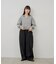 【Kastane】【WHIMSIC】ファインニットスキッパーポロシャツ