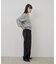 【Kastane】【WHIMSIC】ファインニットスキッパーポロシャツ