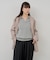 【Kastane】【WHIMSIC】ファインニットスキッパーポロシャツ