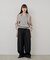 【Kastane】【WHIMSIC】ファインニットスキッパーポロシャツ