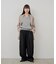 【Kastane】【WHIMSIC】ファインニットスキッパーポロシャツ