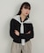 【Kastane】【WHIMSIC】ファインニットスキッパーポロシャツ