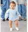 【CIAOPANIC TYPY】【BABY】ミニ裏毛かすれカラーロゴロンパース