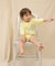 【CIAOPANIC TYPY】【BABY】ミニ裏毛かすれカラーロゴロンパース