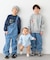 【CIAOPANIC TYPY】【BABY】ミニ裏毛かすれカラーロゴロンパース