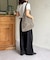 透かし柄ショルダーカゴバッグ