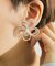 【ear PAPILLONNER】BIGフラワービーズピアス