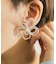 【ear PAPILLONNER】BIGフラワービーズピアス