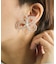 【ear PAPILLONNER】BIGフラワービーズピアス