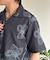 総柄刺繍開襟シャツ