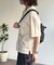 クロップドブロード開襟シャツ