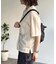クロップドブロード開襟シャツ