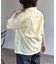 クロップドブロード開襟シャツ