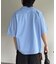クロップドブロード開襟シャツ