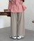 2タック冷感イージーワイドパンツ