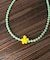 ビーズお花ネックレス