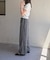 サマーツイードウエストドロストパンツ