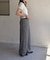 サマーツイードウエストドロストパンツ