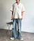 【U.S. POLO ASSN.】フェイクレイヤー半袖シャツ