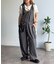 【2点セット】ストレッチナイロンパッカブルサロペ